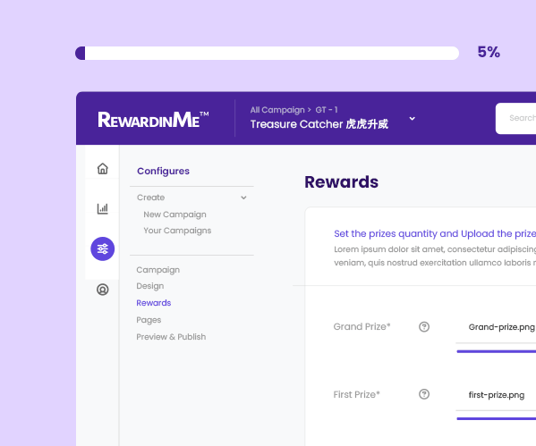 Manage rewards & entries